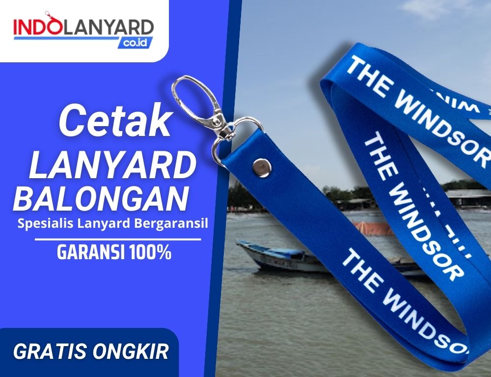 Jasa Cetak Lanyard Balongan Kualitas Unik